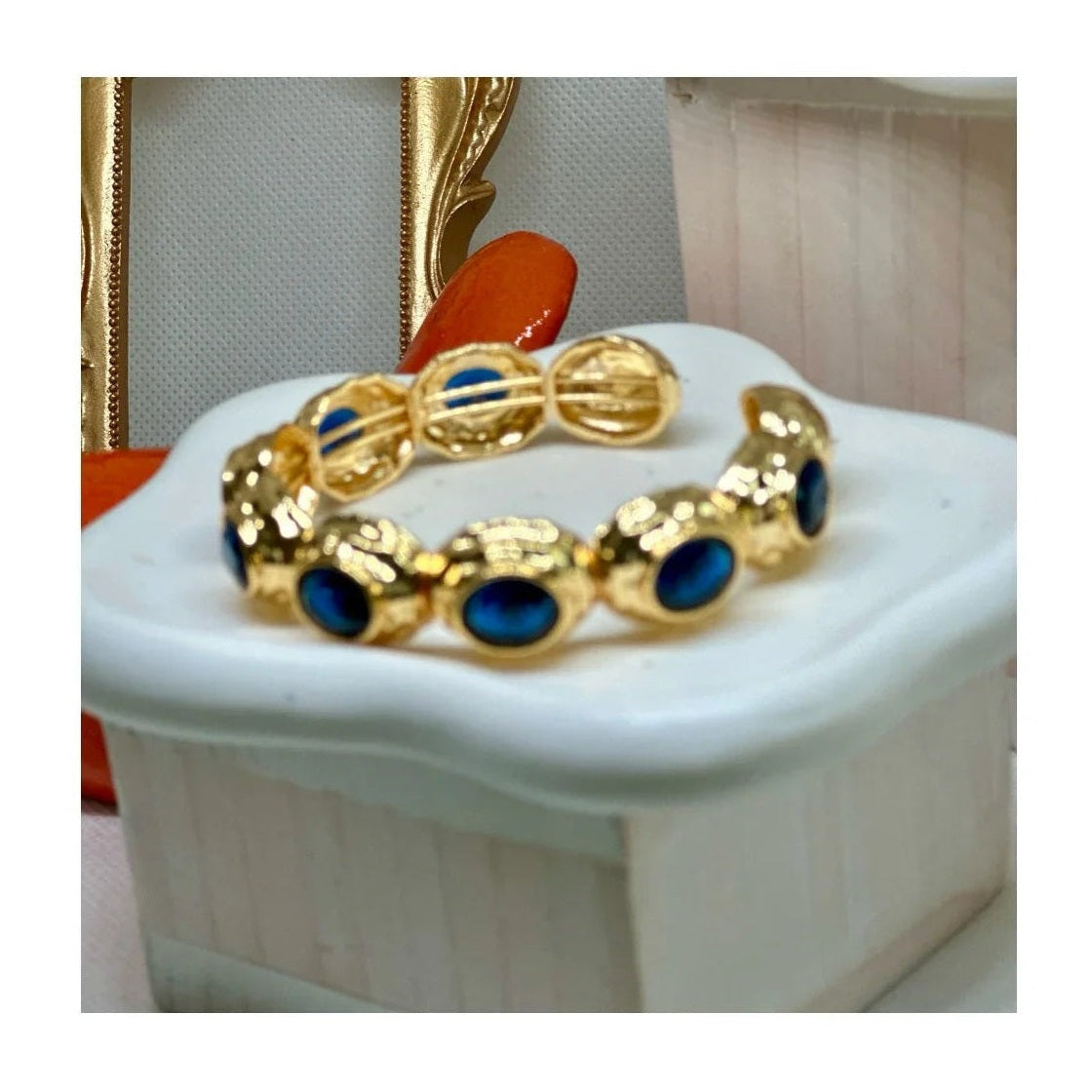 Anne 22K Cuff Bracelets | Gold Plated - Penelope Made This 
