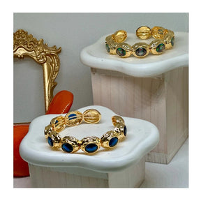 Anne 22K Cuff Bracelets | Gold Plated - Penelope Made This 