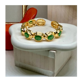 Anne 22K Cuff Bracelets | Gold Plated - Penelope Made This 