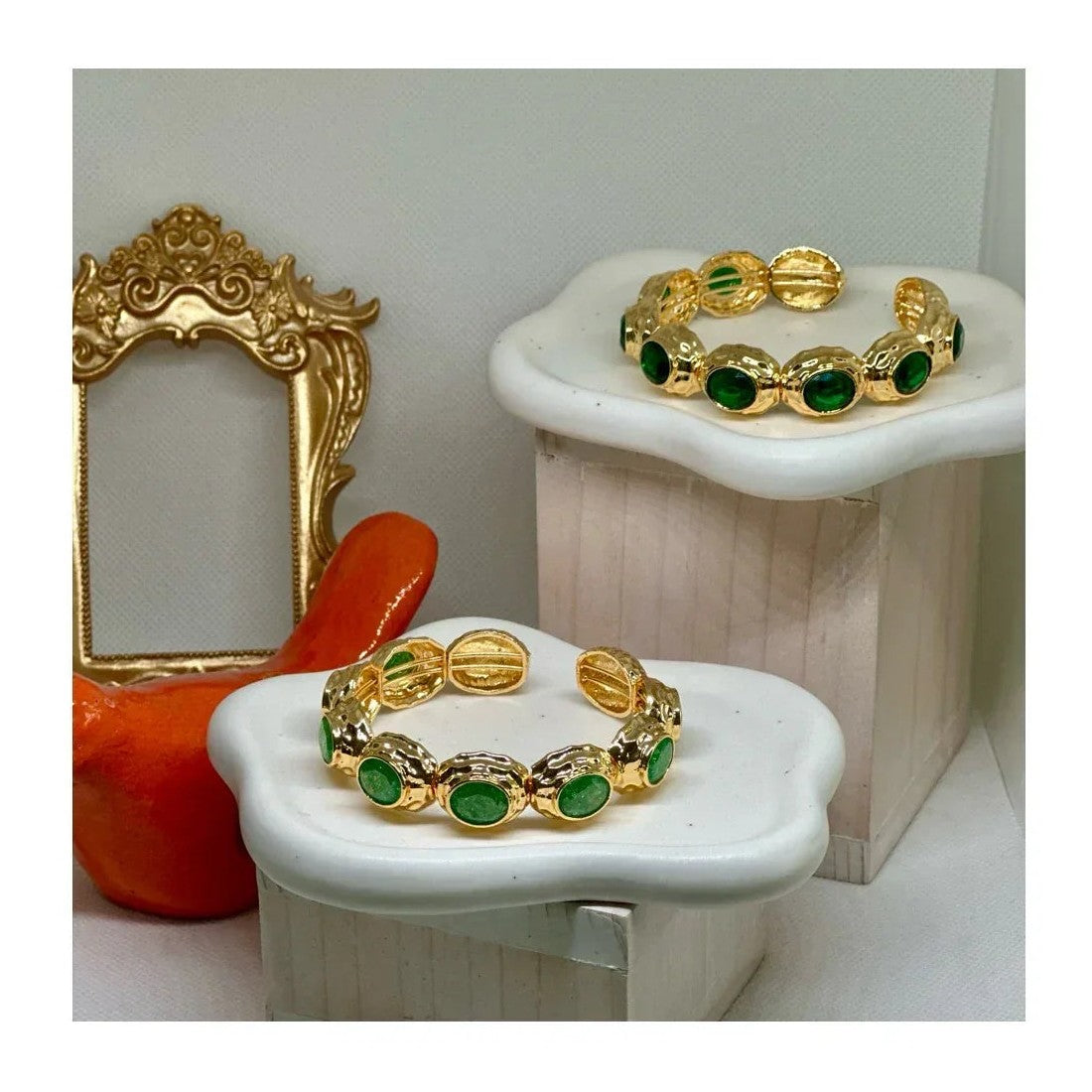 Anne 22K Cuff Bracelets | Gold Plated - Penelope Made This 