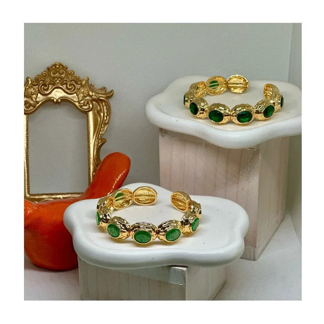 Anne 22K Cuff Bracelets | Gold Plated - Penelope Made This 