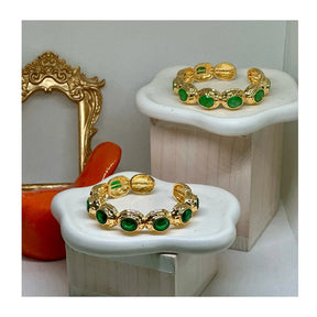Anne 22K Cuff Bracelets | Gold Plated - Penelope Made This 