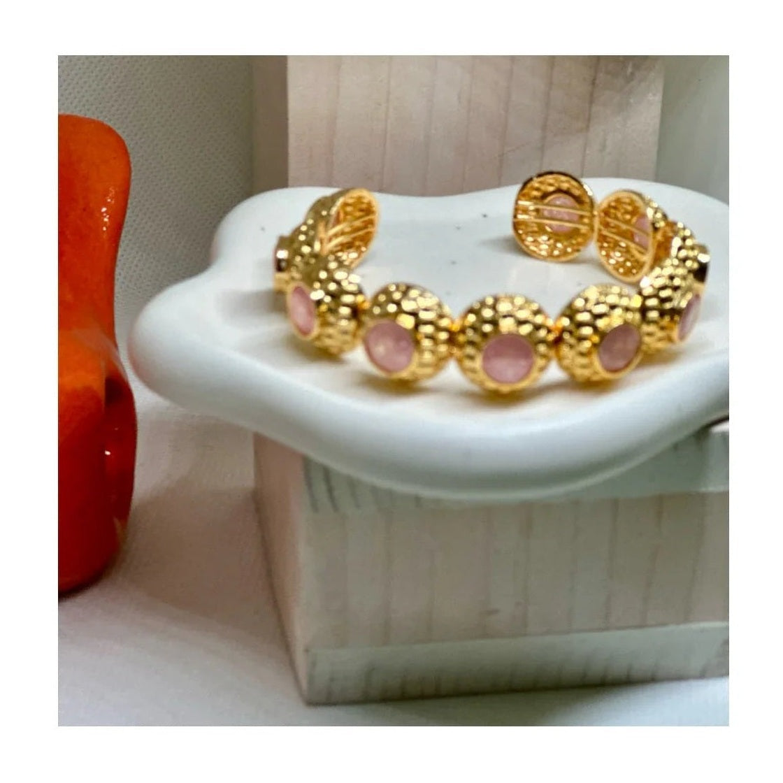 Anne 22K Cuff Bracelets | Gold Plated - Penelope Made This 