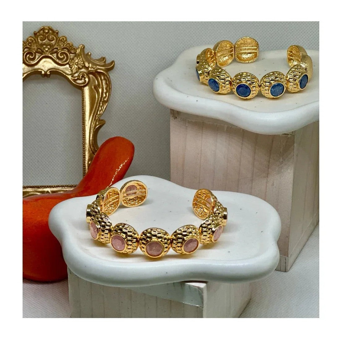 Anne 22K Cuff Bracelets | Gold Plated - Penelope Made This 