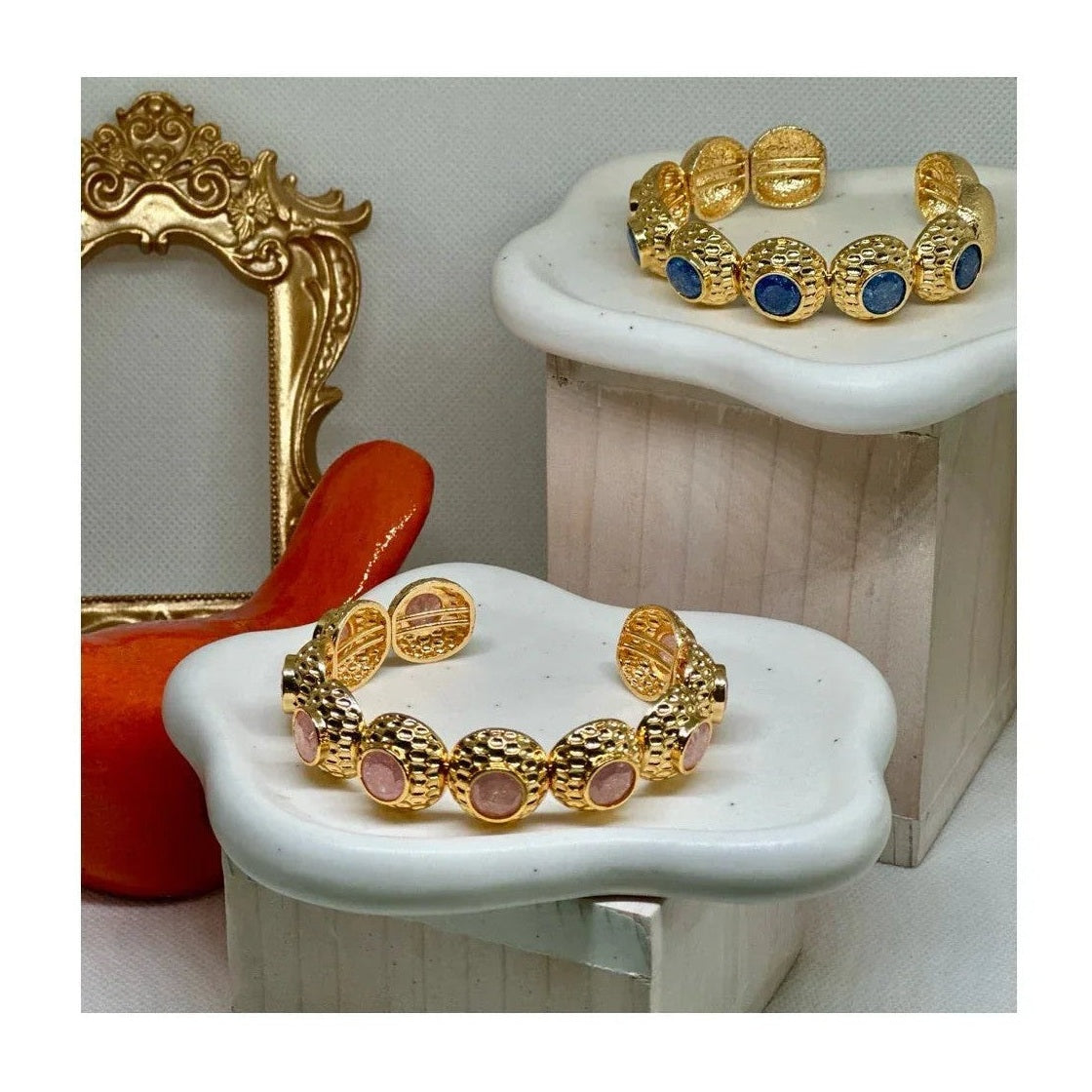 Anne 22K Cuff Bracelets | Gold Plated - Penelope Made This 