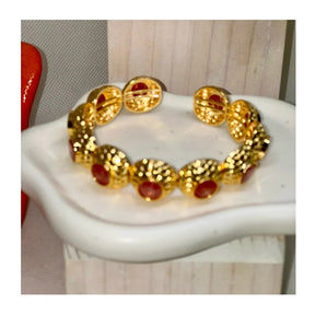 Anne 22K Cuff Bracelets | Gold Plated - Penelope Made This 