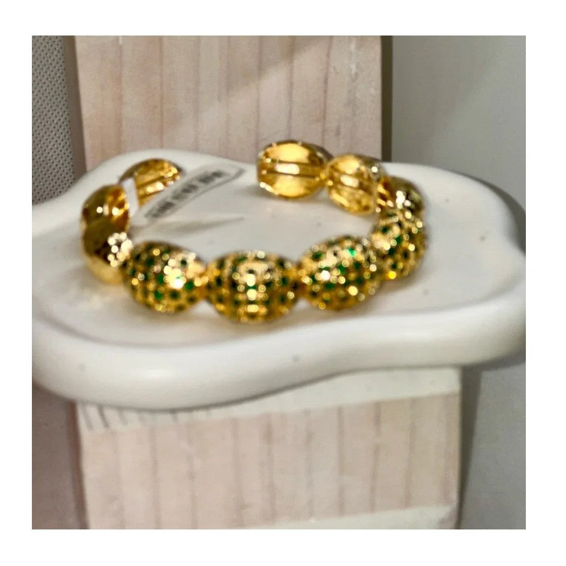 Anne 22K Cuff Bracelets | Gold Plated - Penelope Made This 