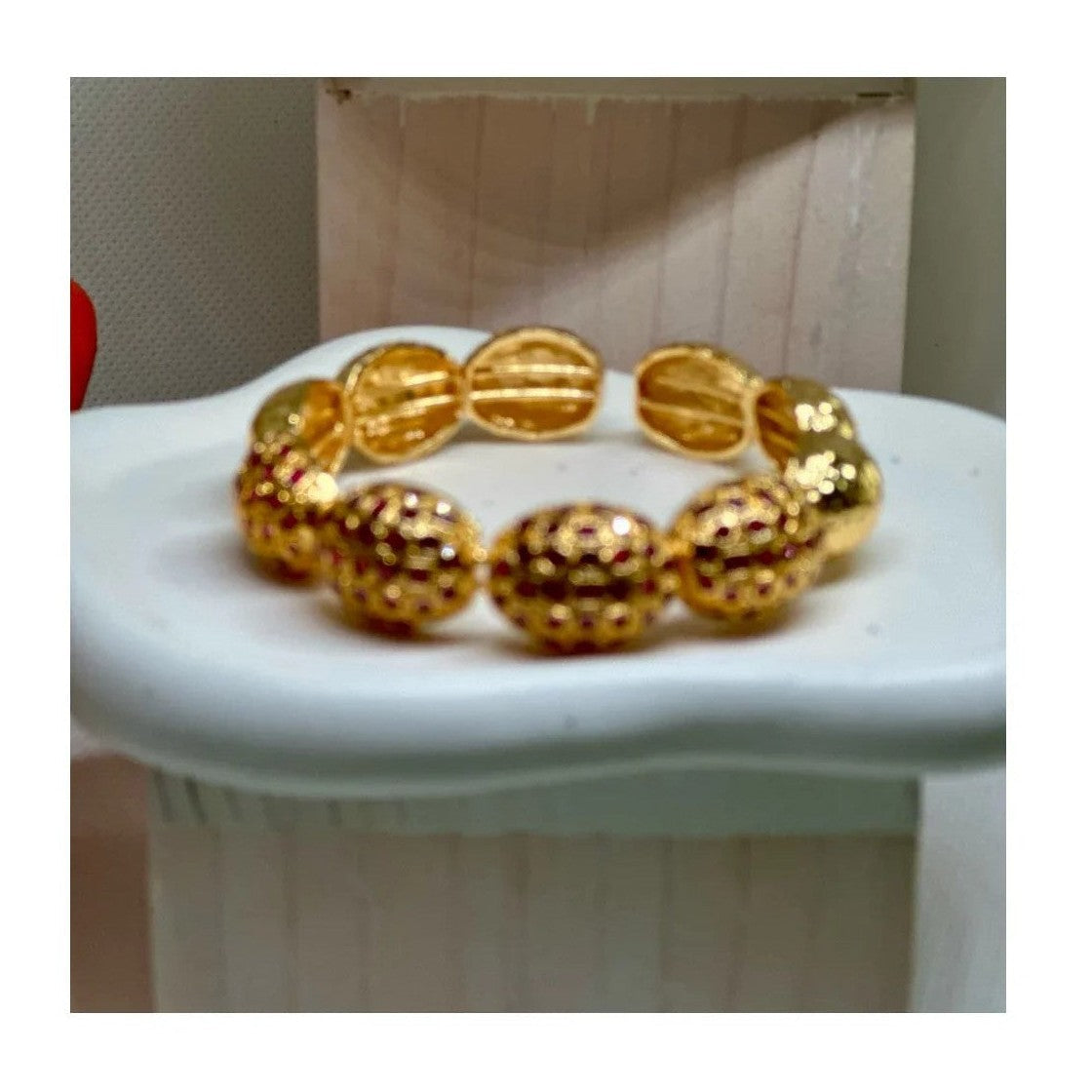 Anne 22K Cuff Bracelets | Gold Plated - Penelope Made This 