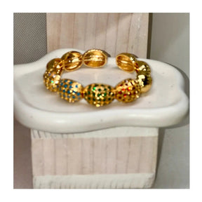 Anne 22K Cuff Bracelets | Gold Plated - Penelope Made This 