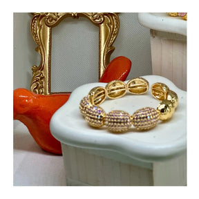 Anne 22K Cuff Bracelets | Gold Plated - Penelope Made This 