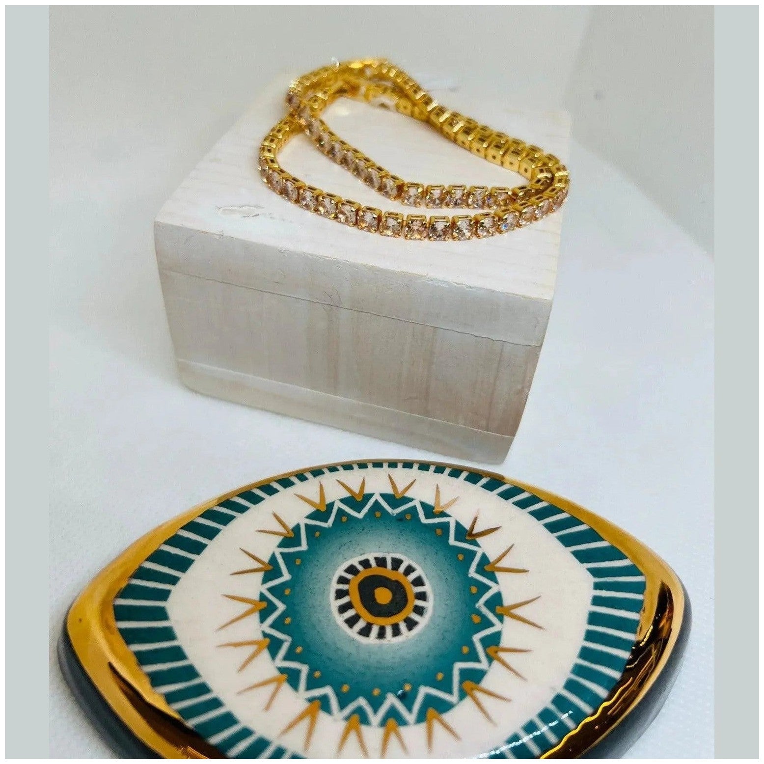 Anne Cubic Zirconia Tennis Bracelet - Penelope Made This 