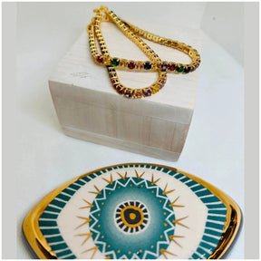 Anne Cubic Zirconia Tennis Bracelet - Penelope Made This 