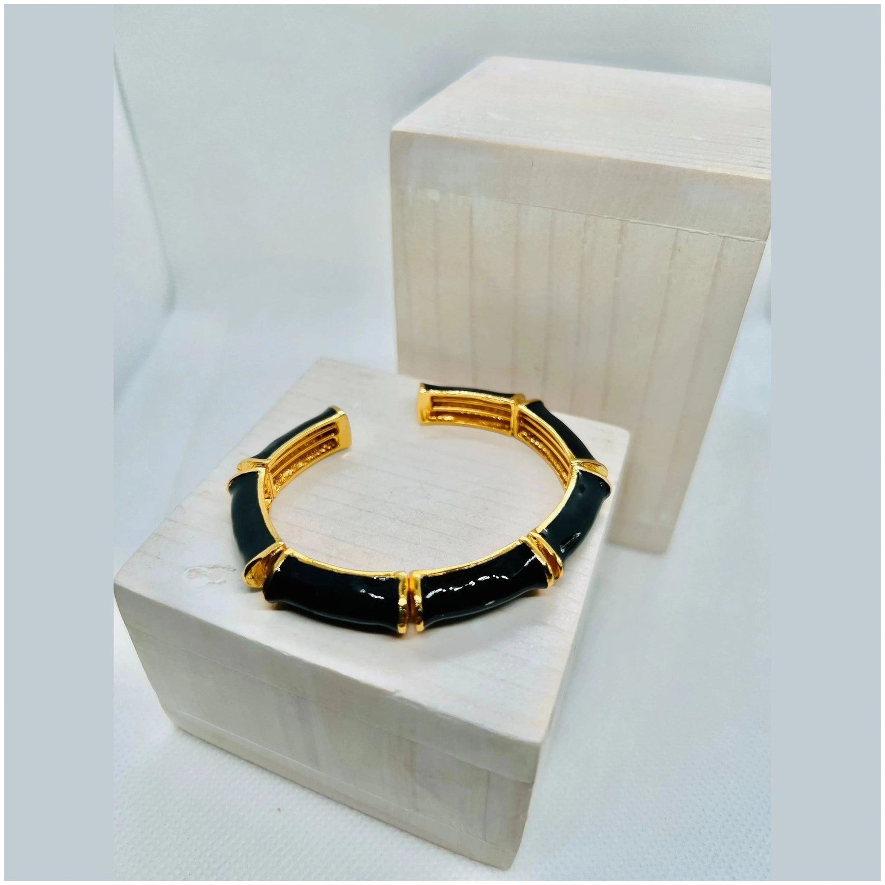 Anne Enamel Cuff Bracelets | Gold Plated - Penelope Made This 