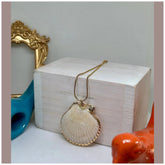 Anne Gold Plated Shell Pendant - Penelope Made This 
