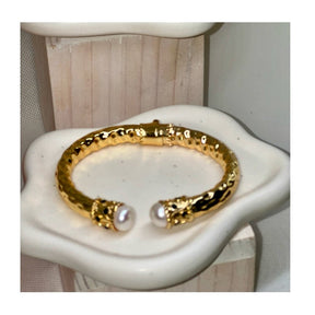 Anne Bejeweled Enamel Cuff Bracelets | Gold Plated - Penelope Made This 