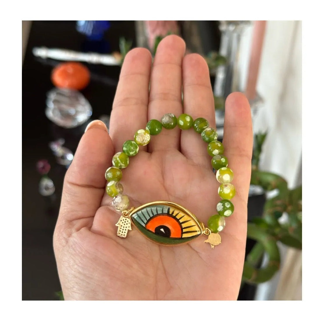 Astrea Green Gemstones Bracelet - Penelope Made This 