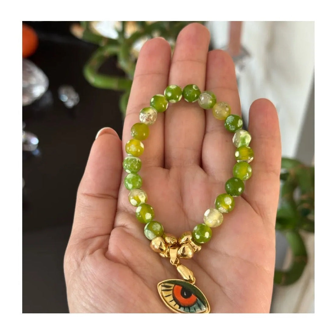 Astrea Green Gemstones Bracelet - Penelope Made This 