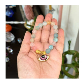 Astrea Rose Quartz Bracelet - Penelope Made This 