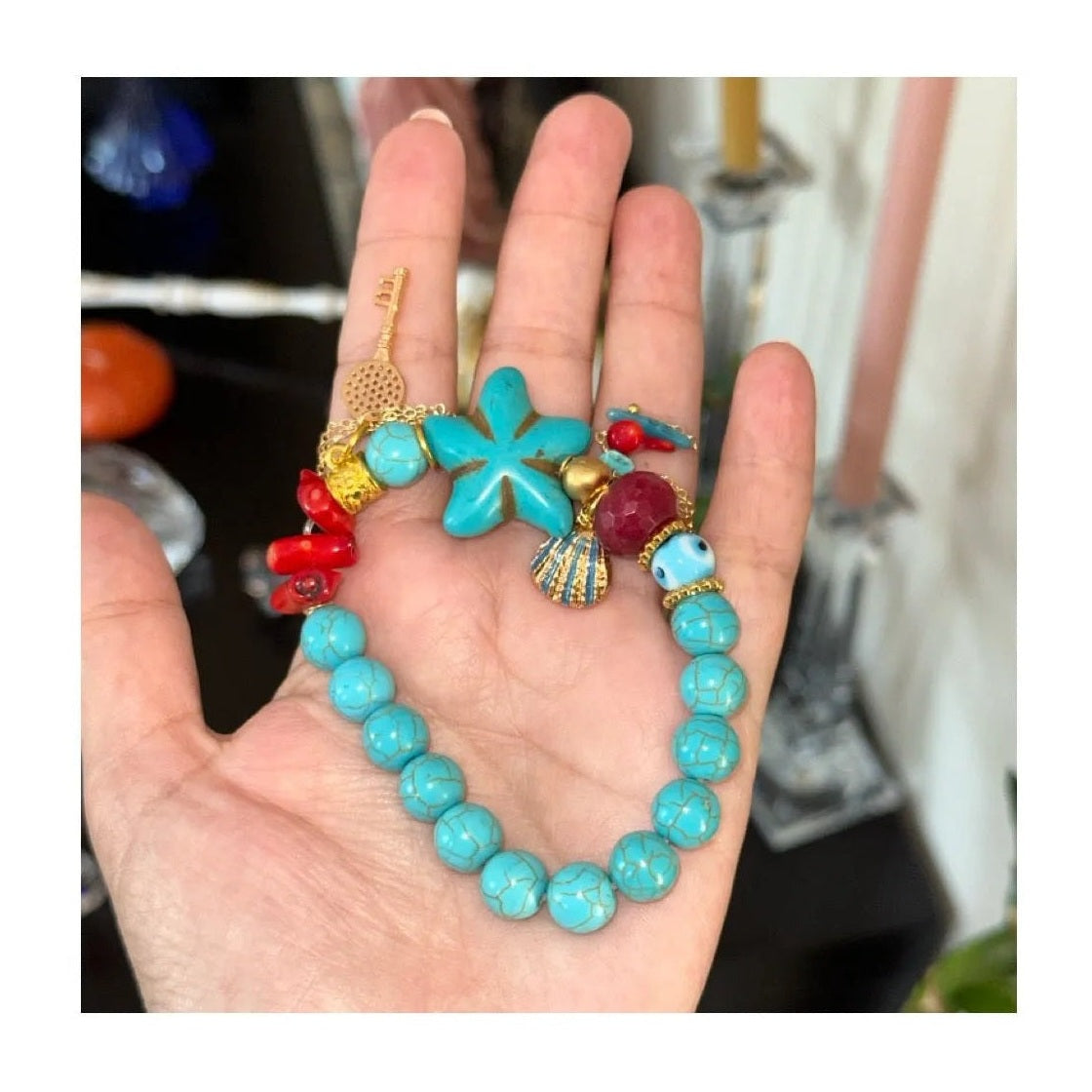 Astrea Turquoise Bracelet - Penelope Made This 