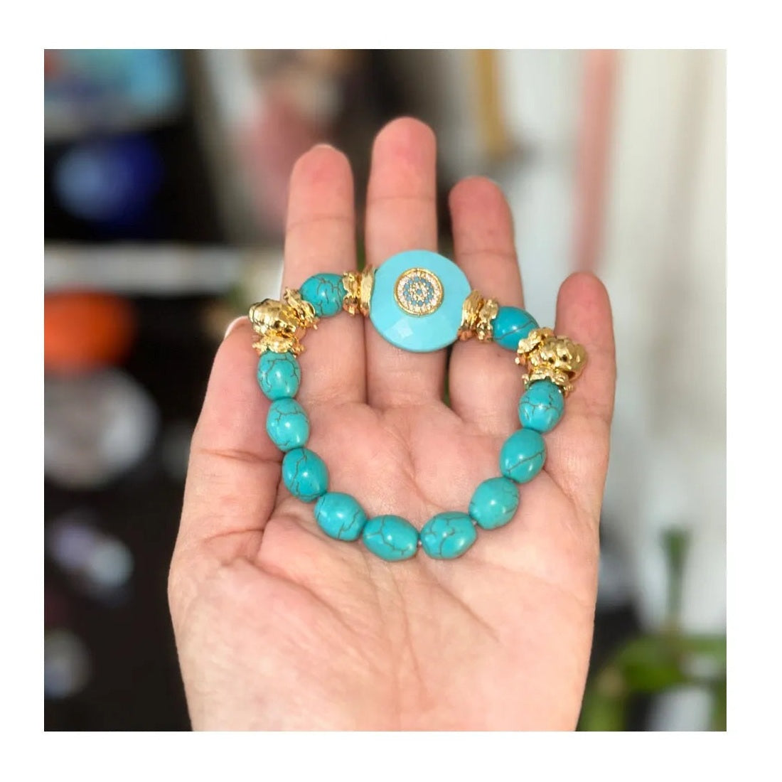 Astrea Turquoise Bracelet - Penelope Made This 