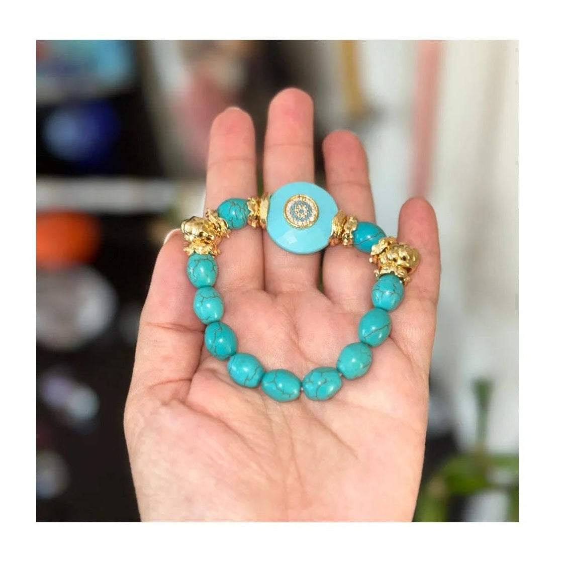 Astrea Turquoise Bracelet - Penelope Made This 