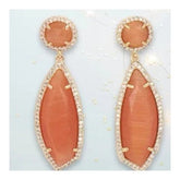 Beatrice Asymmetric Crystal Earrings - Penelope Made This 