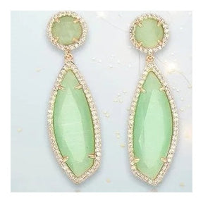 Beatrice Asymmetric Crystal Earrings - Penelope Made This 