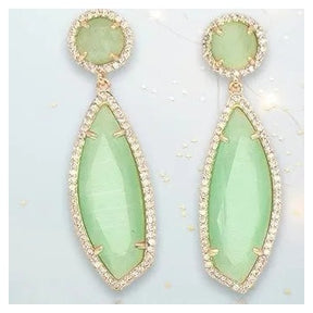 Beatrice Asymmetric Crystal Earrings - Penelope Made This 