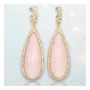 Beatrice TearDrop Crystal Earrings - Penelope Made This 