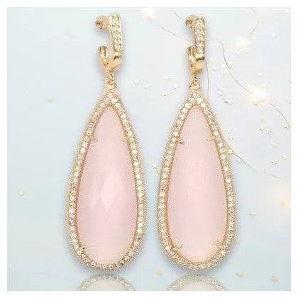 Beatrice TearDrop Crystal Earrings - Penelope Made This 