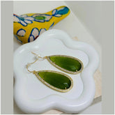 Beatrice XL Teardrop Crystal Earrings - Penelope Made This 