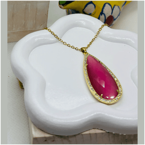 Beatrice XL Teardrop Pendant - Penelope Made This 