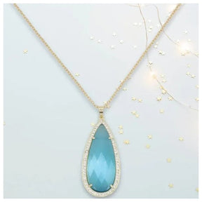 Beatrice XL Teardrop Pendant - Penelope Made This 