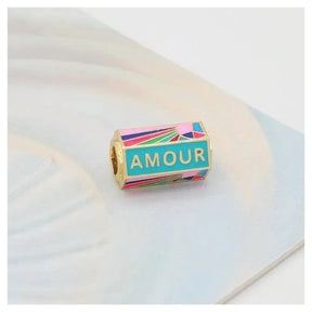 Briana Gold Plated Hexagone Charm - Penelope Made This 