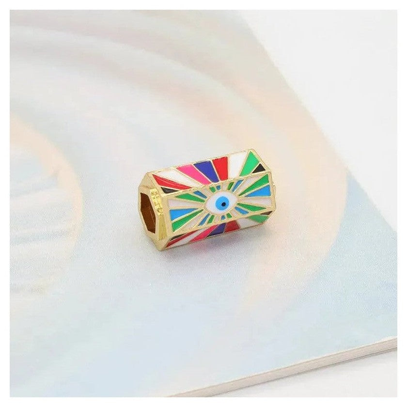 Briana Gold Plated Hexagone Charm - Penelope Made This 