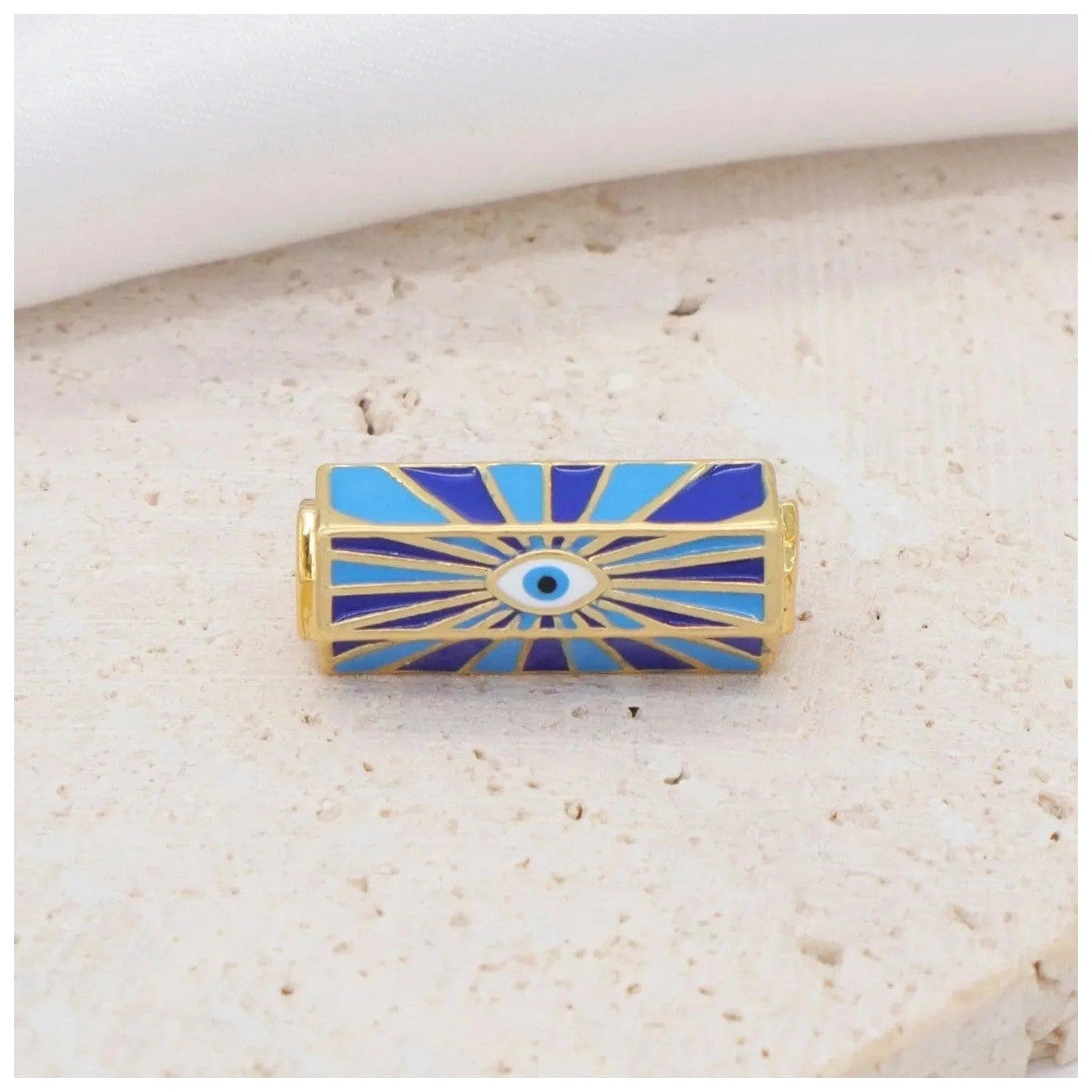 Briana Gold Plated Hexagone Charm - Penelope Made This 
