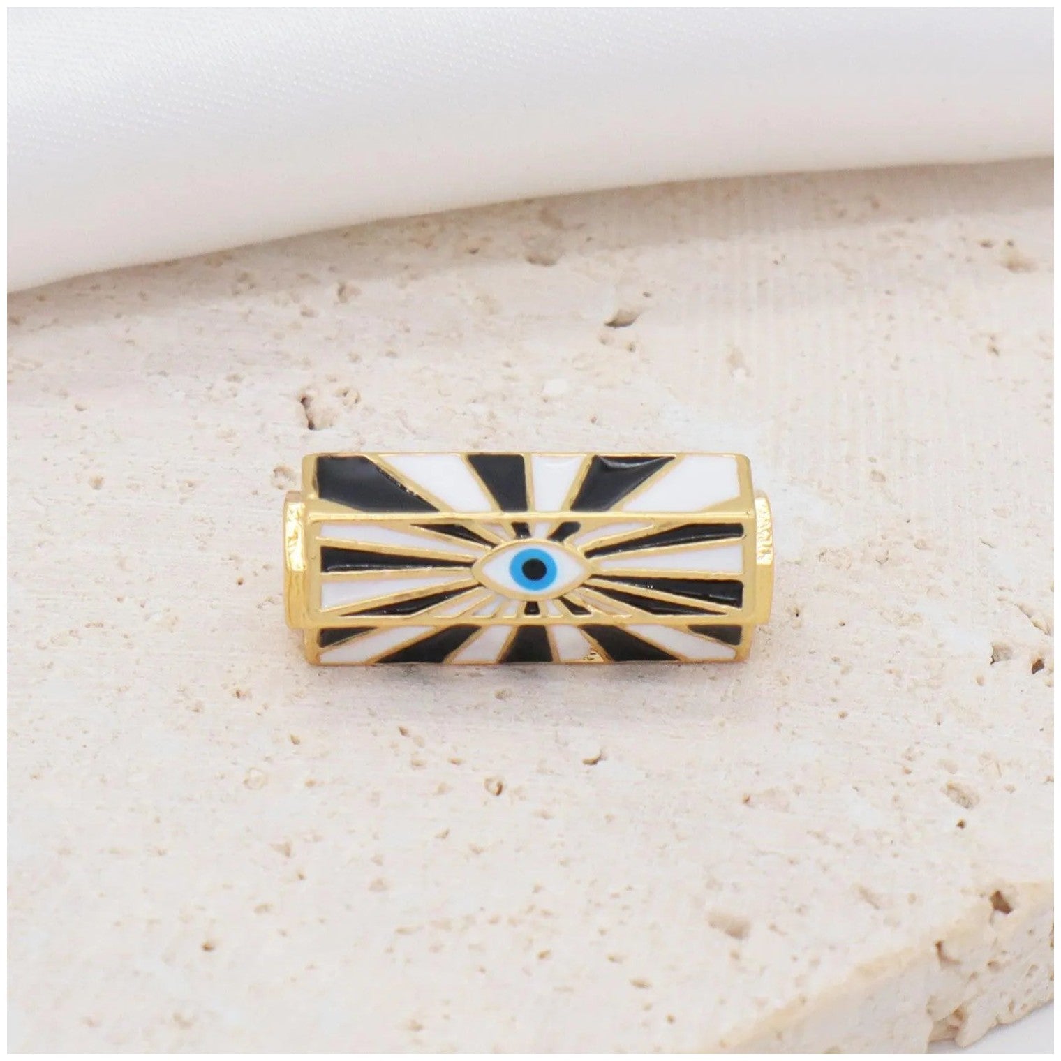 Briana Gold Plated Hexagone Charm - Penelope Made This 