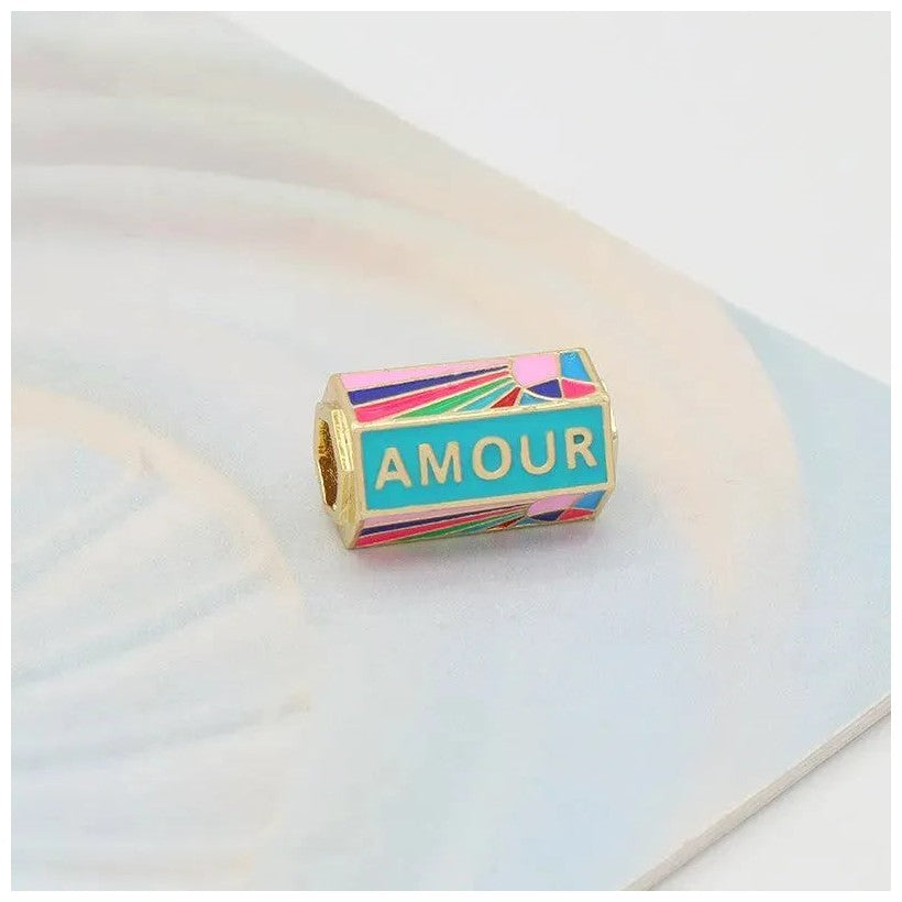 Briana Gold Plated Hexagone Charm - Penelope Made This 