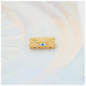 Briana Gold Plated Hexagone Charm - Penelope Made This 