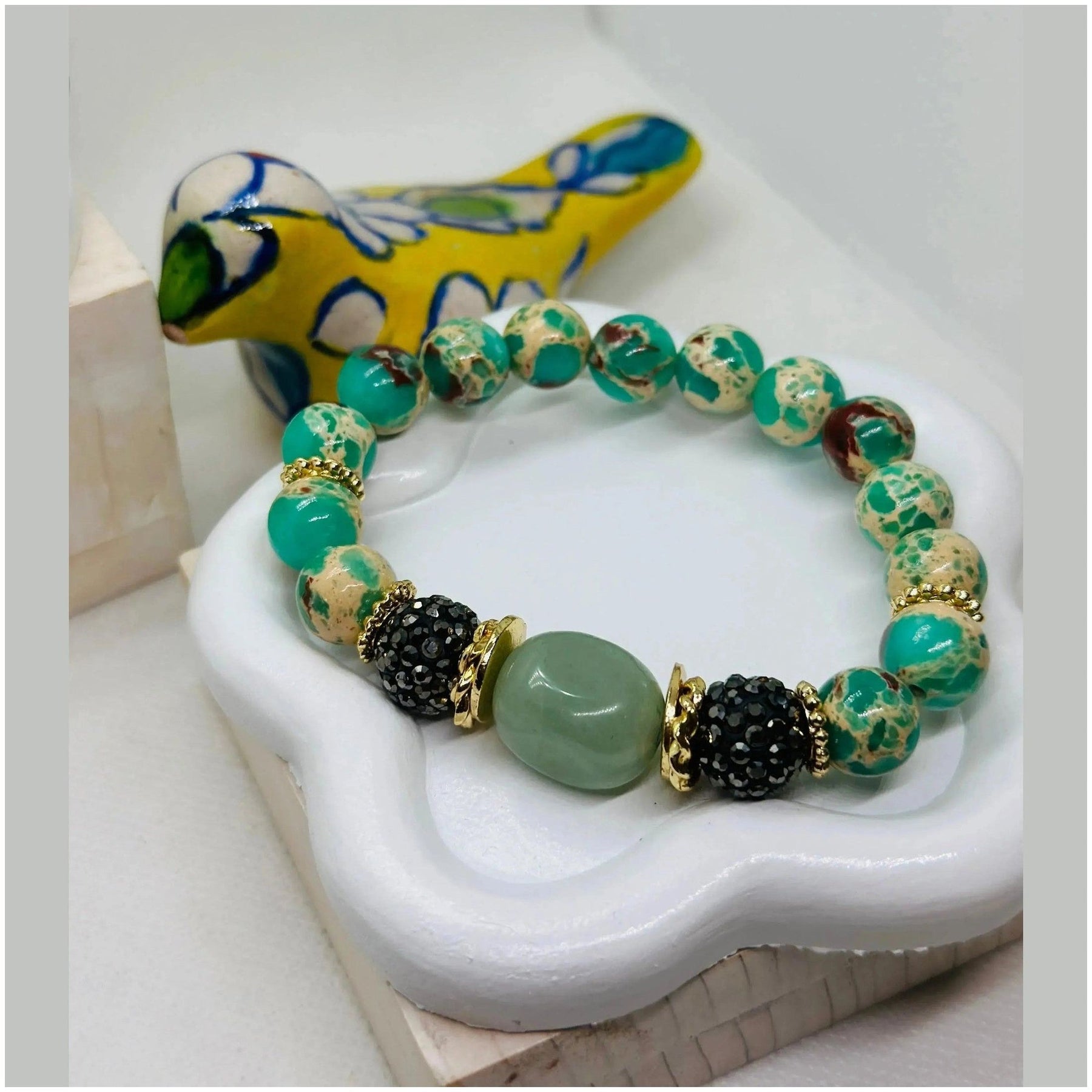 Chloe Green Aventurine Bracelet - Penelope Made This 