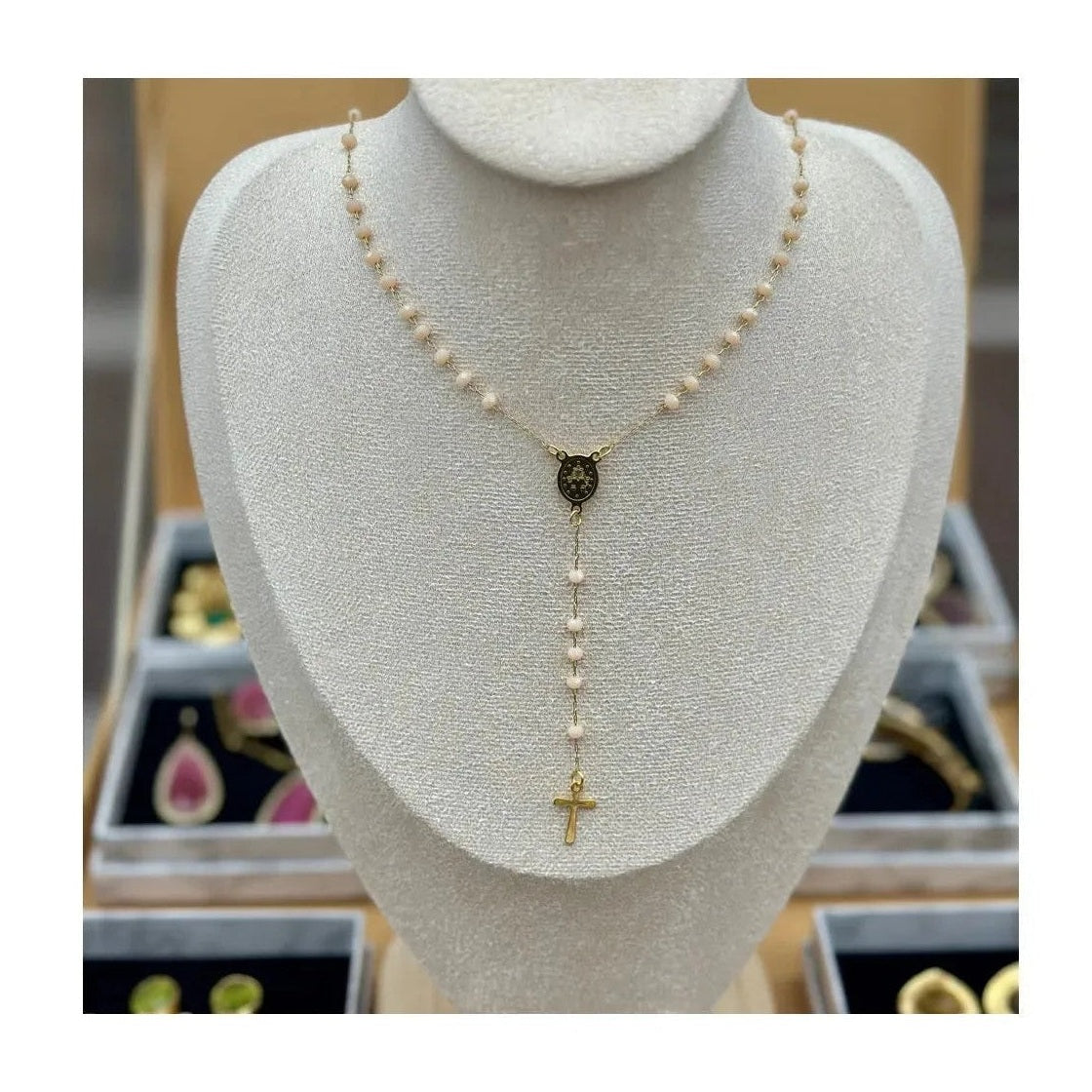 Cilia Crystal Rosary - Penelope Made This 