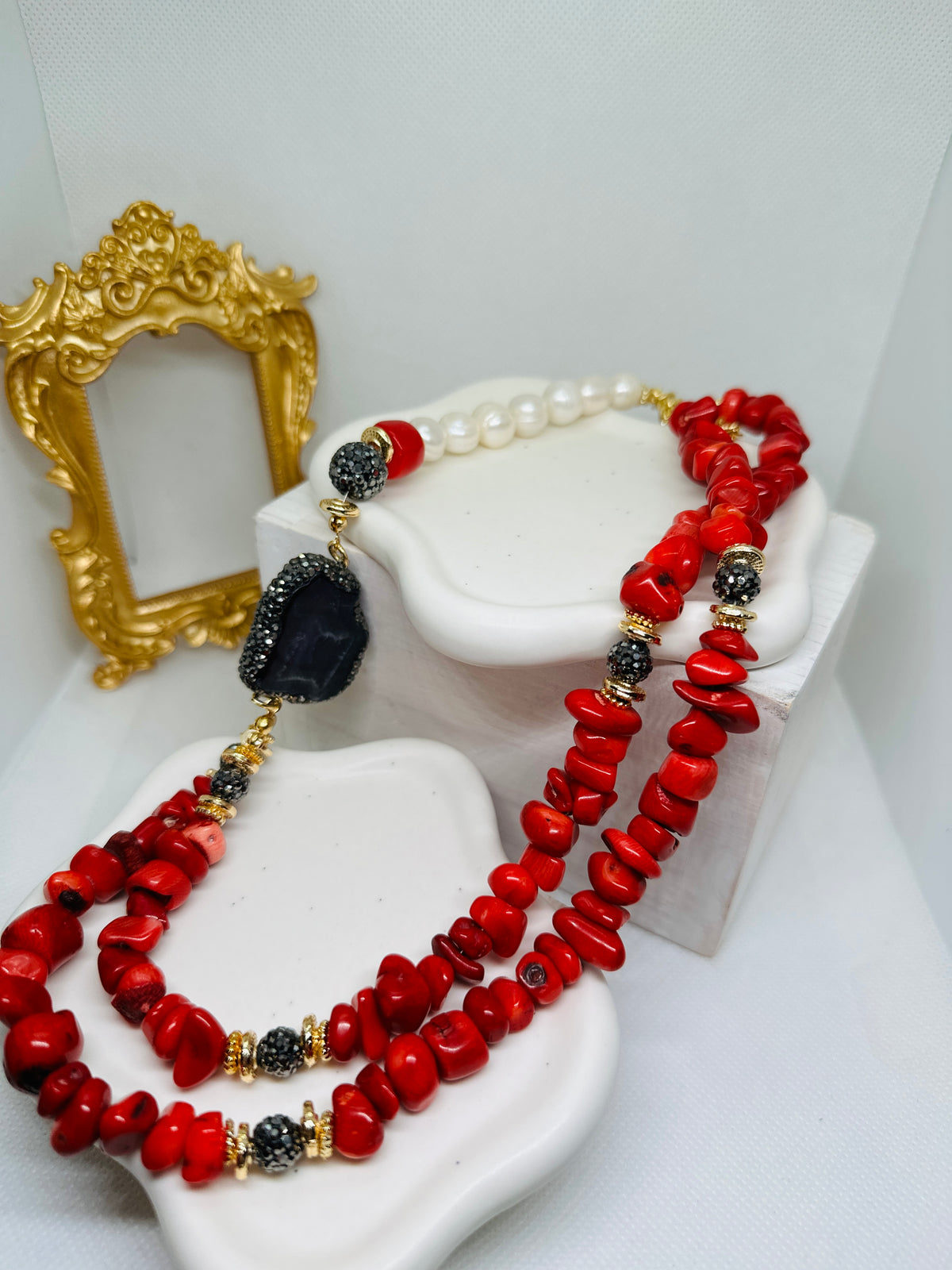 Joelle Red Corals Necklace