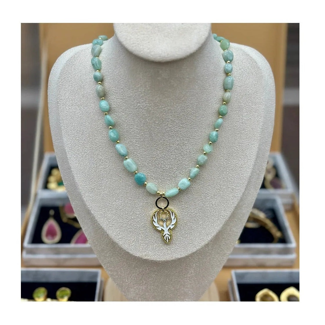 Daphne Aventurine Necklace - Penelope Made This 