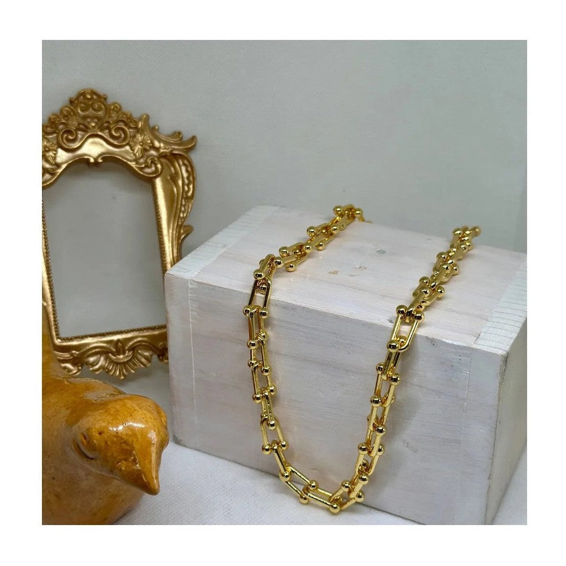 Daphne Mono Charm Necklace - Penelope Made This 