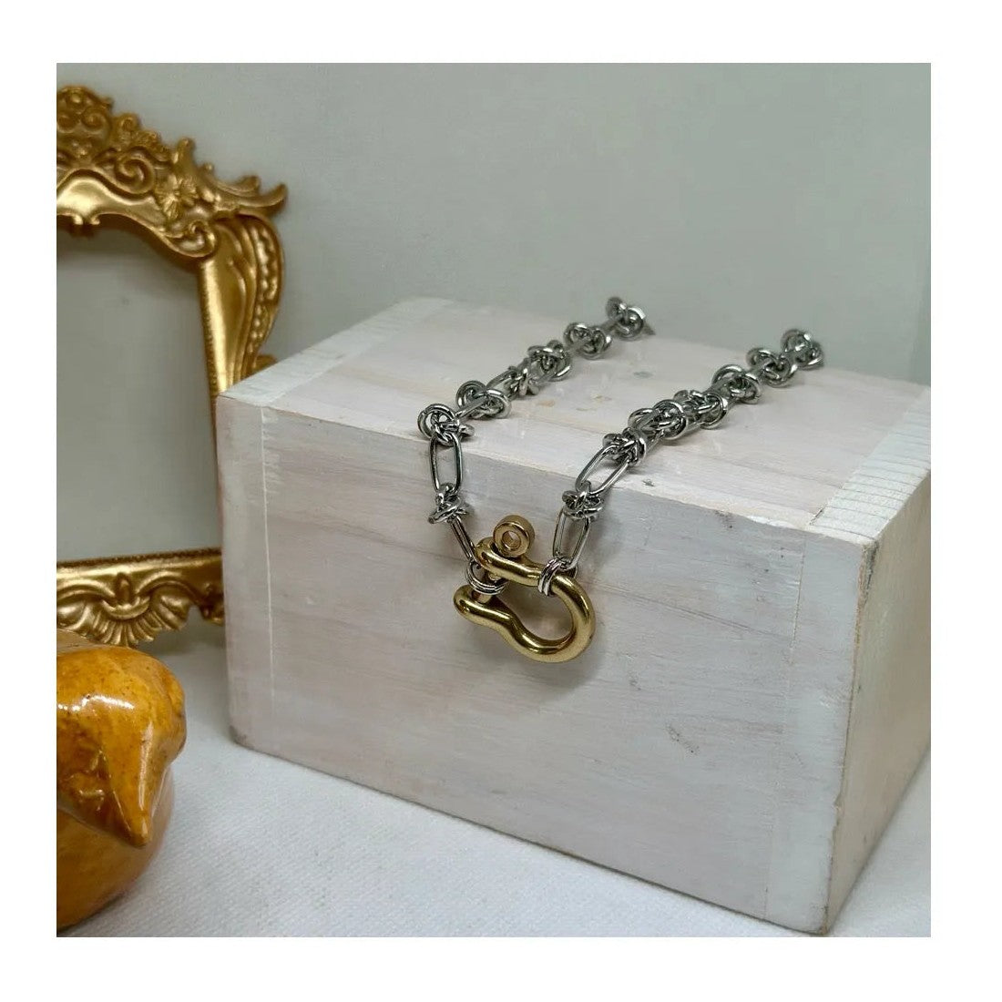 Daphne Mono Charm Necklace - Penelope Made This 