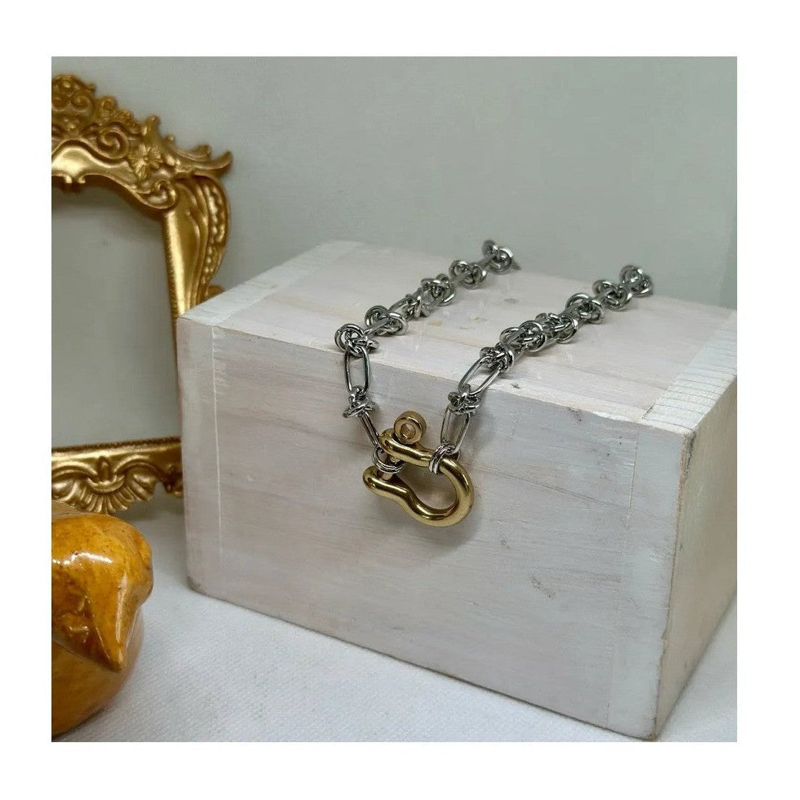 Daphne Mono Charm Necklace - Penelope Made This 