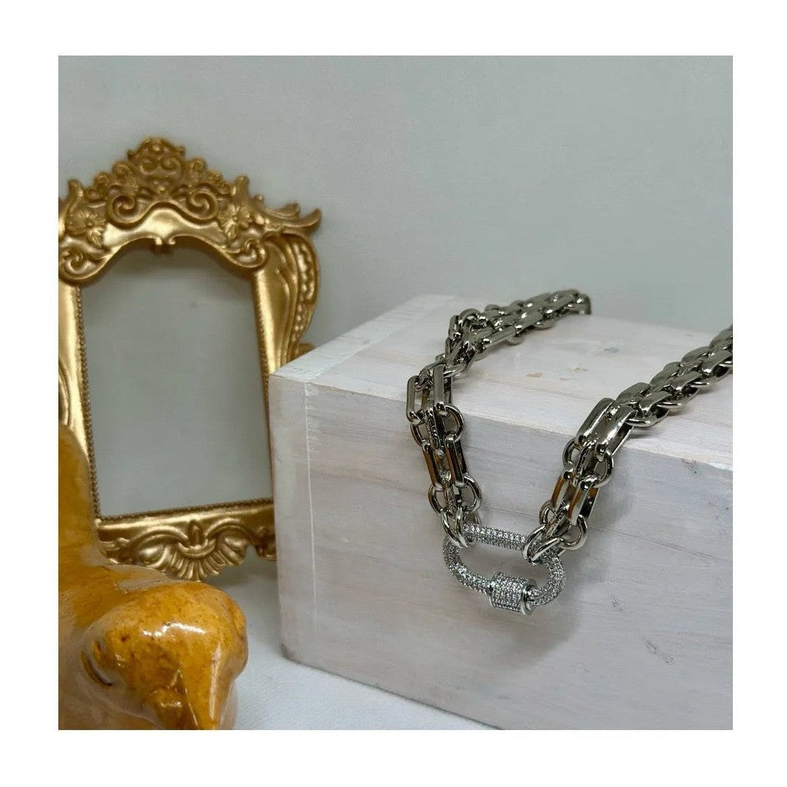 Daphne Mono Charm Necklace - Penelope Made This 