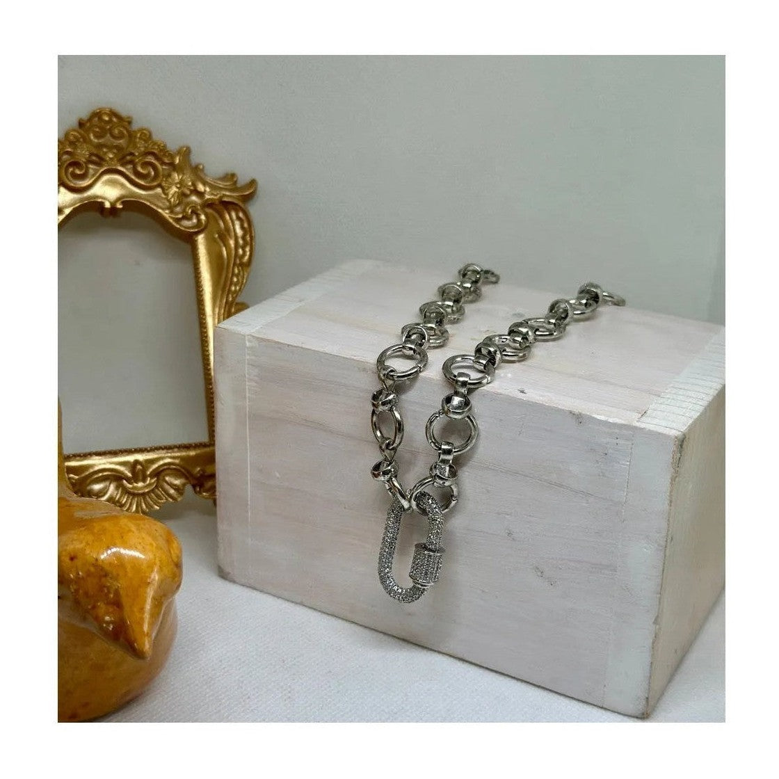 Daphne Mono Charm Necklace - Penelope Made This 