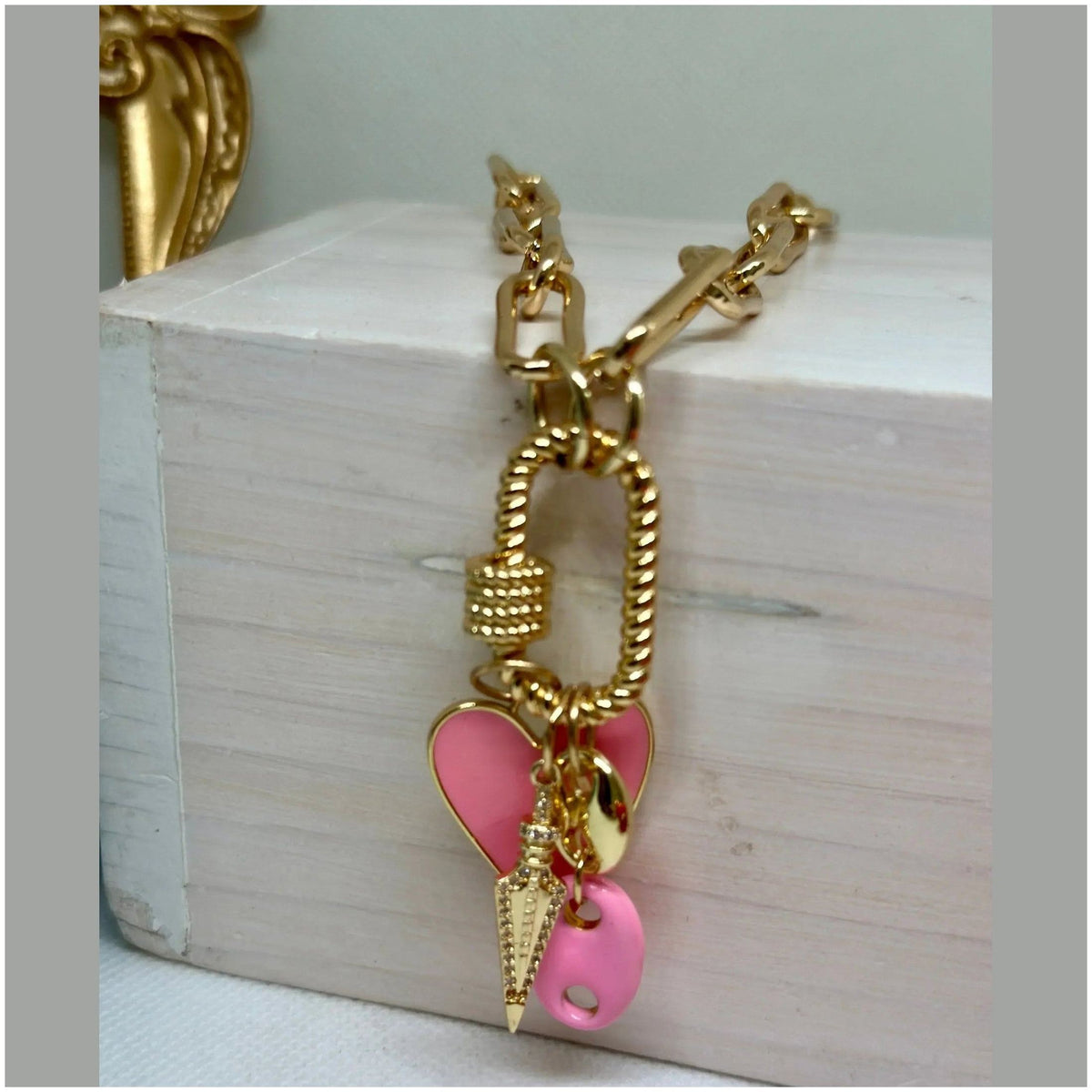 Daphne Trio Charms Necklace - Penelope Made This 