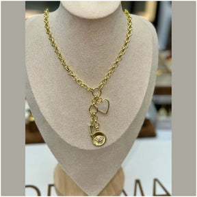 Daphne Trio Charms Necklace - Penelope Made This 